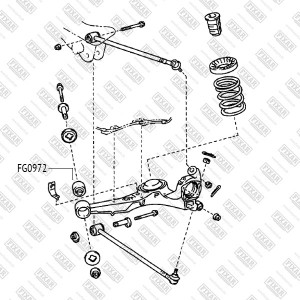 Сайлентблок FG0972 FIXAR