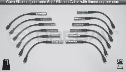 Провода высоковольтные системы зажигания (комплект) 08527 BRECAV