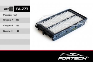 Фильтр воздушный FA273 FORTECH