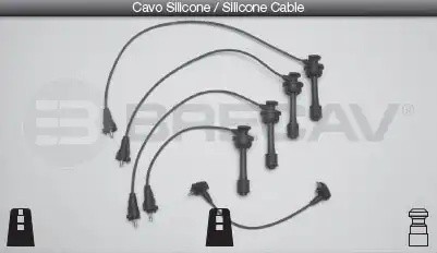 Провода высоковольтные системы зажигания (комплект) 33542 BRECAV