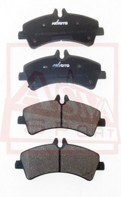 Колодки тормозные дисковые AKD-23206 AKYOTO