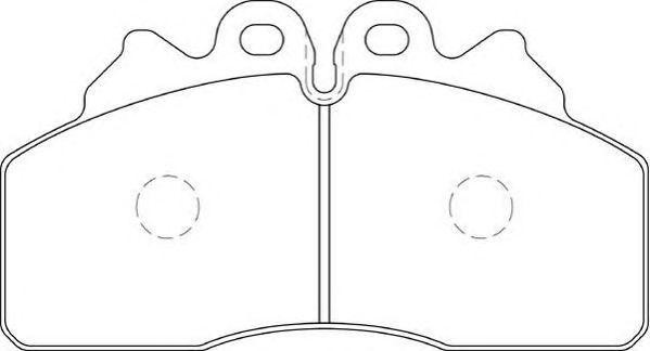 Колодки тормозные дисковые G6969 ABEX