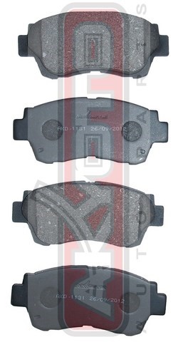 Колодки тормозные дисковые AKD-1131 AKYOTO