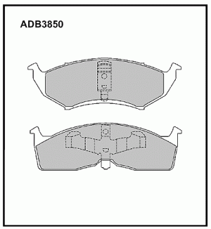 Колодки тормозные дисковые ADB3850 ALLIED NIPPON