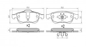 Колодки тормозные дисковые RN002 BARNETT