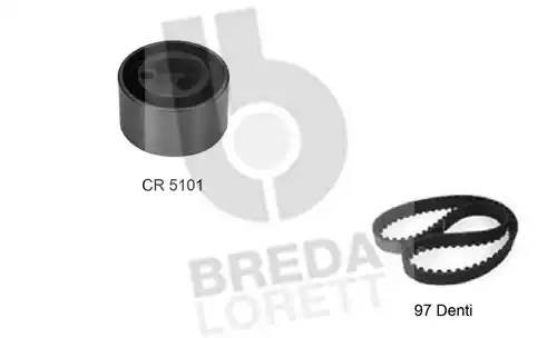 Ремень ГРМ - газораспределительного механизма (комплект) KCD0199 BREDA LORETT