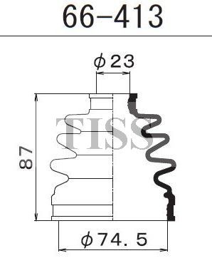 Пыльник ШРУСа FB2080 66413 1 56 MARUICHI