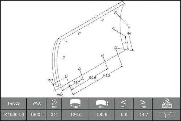 Деталь B2037159 ABEX