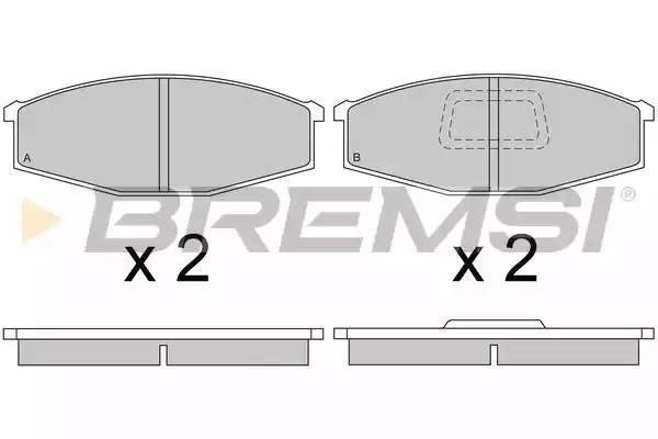 Колодки тормозные дисковые BP2235 BREMSI