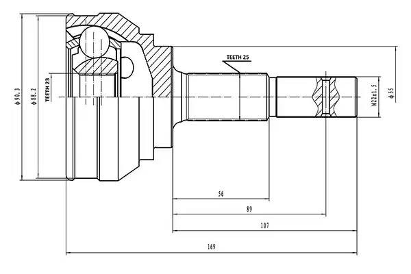 ШРУС AW1510143 AYWI PARTS