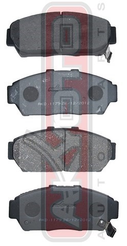Колодки тормозные дисковые AKD-1179 AKYOTO