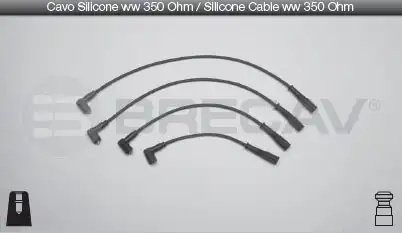 Провода высоковольтные системы зажигания (комплект) 06572 BRECAV