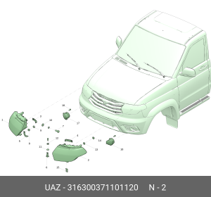 917437 316300371101120 UAZ UAZ