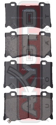 Колодки тормозные дисковые AKD-02101 AKYOTO