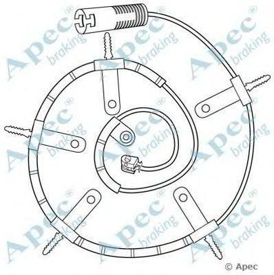 Датчик износа тормозных колодок WIR5145 APEC BRAKING