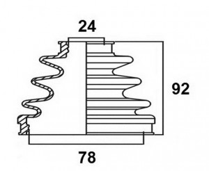 Пыльник ШРУСа 02125 1 56 MARUICHI