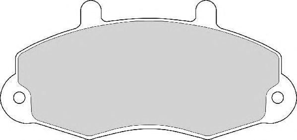 Колодки тормозные дисковые AVR133 ABEX