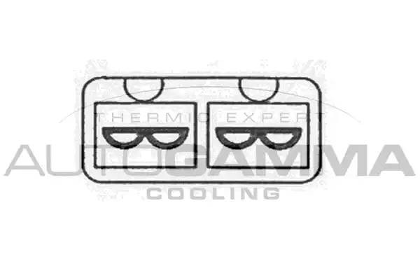 Вентилятор охлаждения радиатора ДВС GA201495 AUTOGAMMA