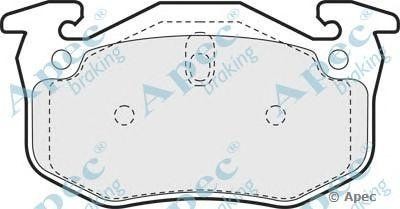Колодки тормозные дисковые PAD891 APEC BRAKING