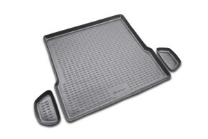 Коврик автомобильный резиновый в багажник RENAULT Logan 2004-2009, 2010->, сед.  NLC4105B10 ELEMENT