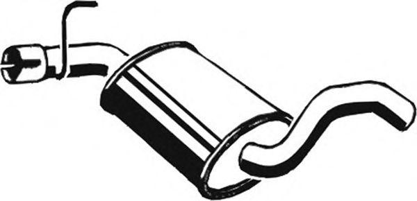 Резонатор - средняя часть системы ОГ 03036 ASMET