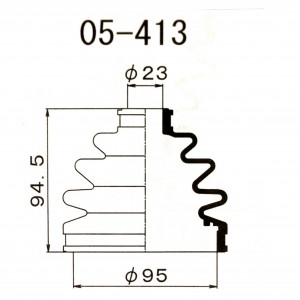 Пыльник ШРУСа 05413 1 56 MARUICHI