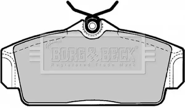 Колодки тормозные дисковые BBP1672 BORG BECK