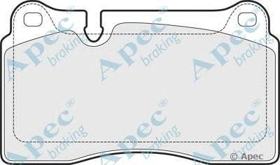 Колодки тормозные дисковые PAD1508 APEC BRAKING