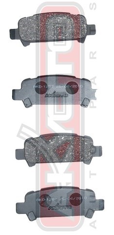 Колодки тормозные дисковые AKD-1282 AKYOTO
