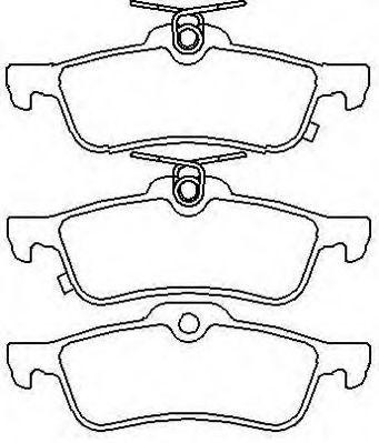 Колодки тормозные дисковые AKD-19105 ASVA