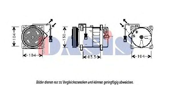 Деталь 851384N AKS DASIS