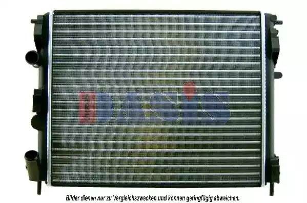 Радиатор охлаждения ДВС 181670N AKS DASIS