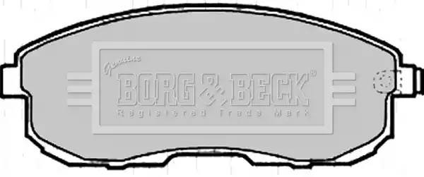 Колодки тормозные дисковые BBP2206 BORG BECK