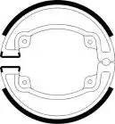 Колодки тормозные барабанные FSB958 FERODO