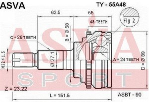 2301998000002 TY-55A48 ASVA