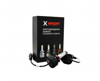 Светодиодная Лампа X-BRIGHT S2 CSP HB4 (9006) 5000 K. 12V Световой поток 2000Lm (Комп. 2 шт.)